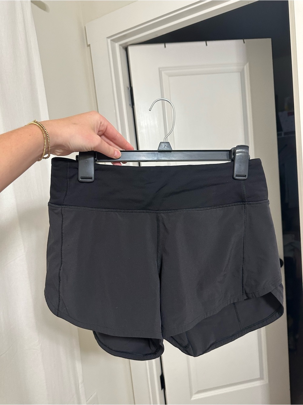 lululemon athletica Black Athletic Shorts with Inner Brief - Picture 1 of 3